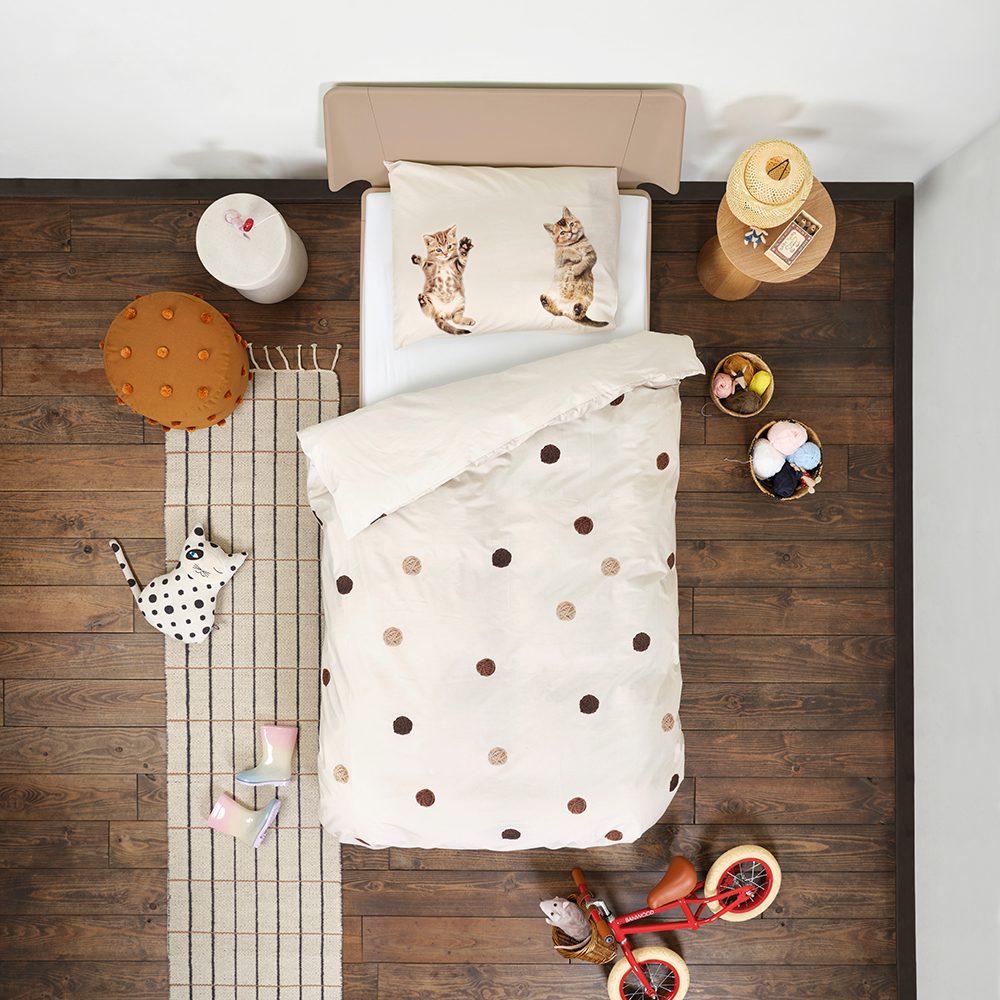 SNURK - Kids Duvet Cover Set - Kitten Friends - NL 140 x 200/220 cm