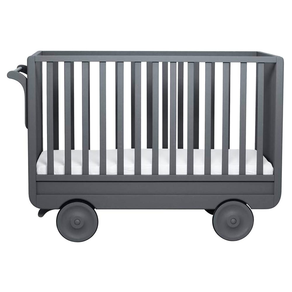 Laurette - Babybett La Roulotte - 60 x 120 cm - Dark Grey