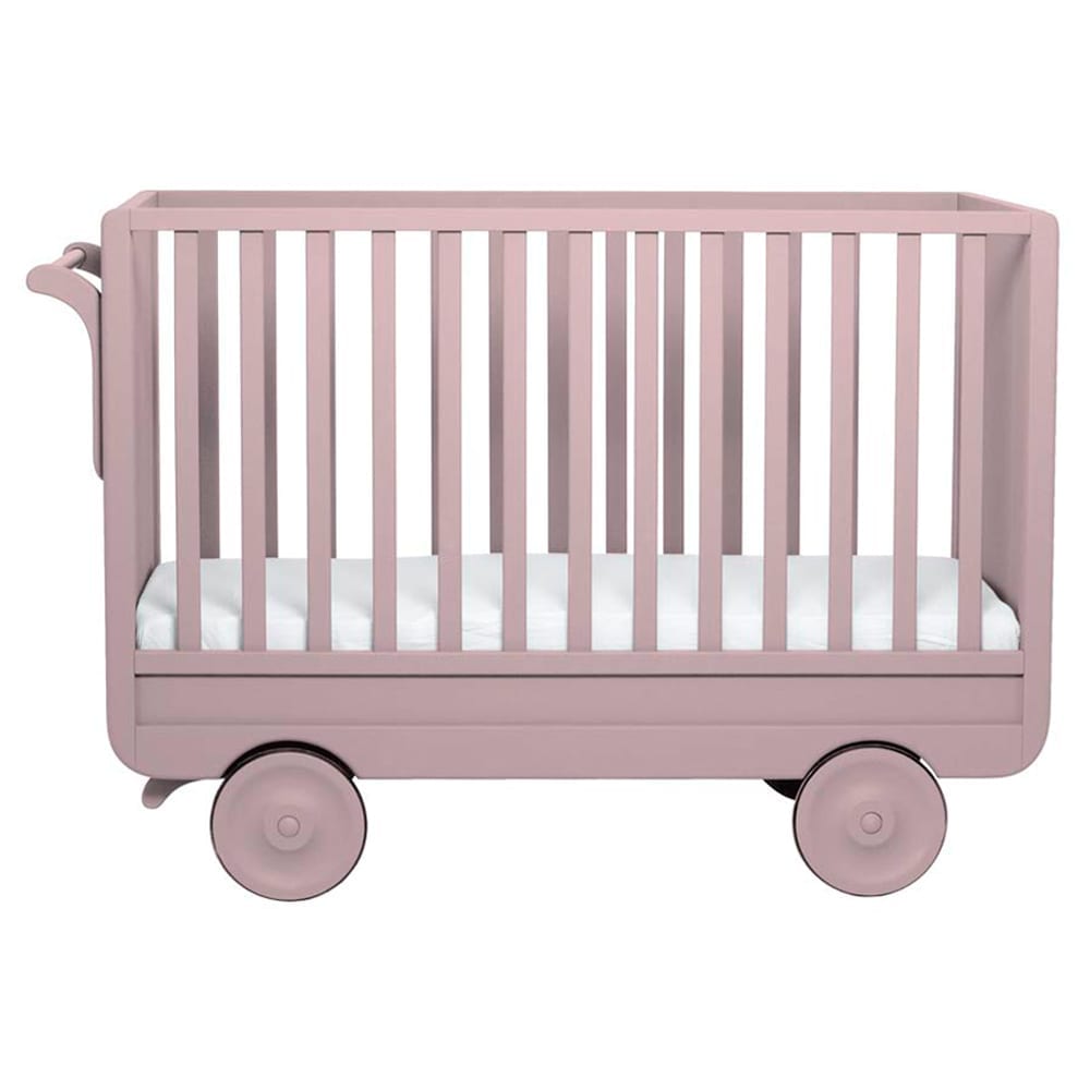 Laurette - Babybett La Roulotte - 60 x 120 cm - Old Pink