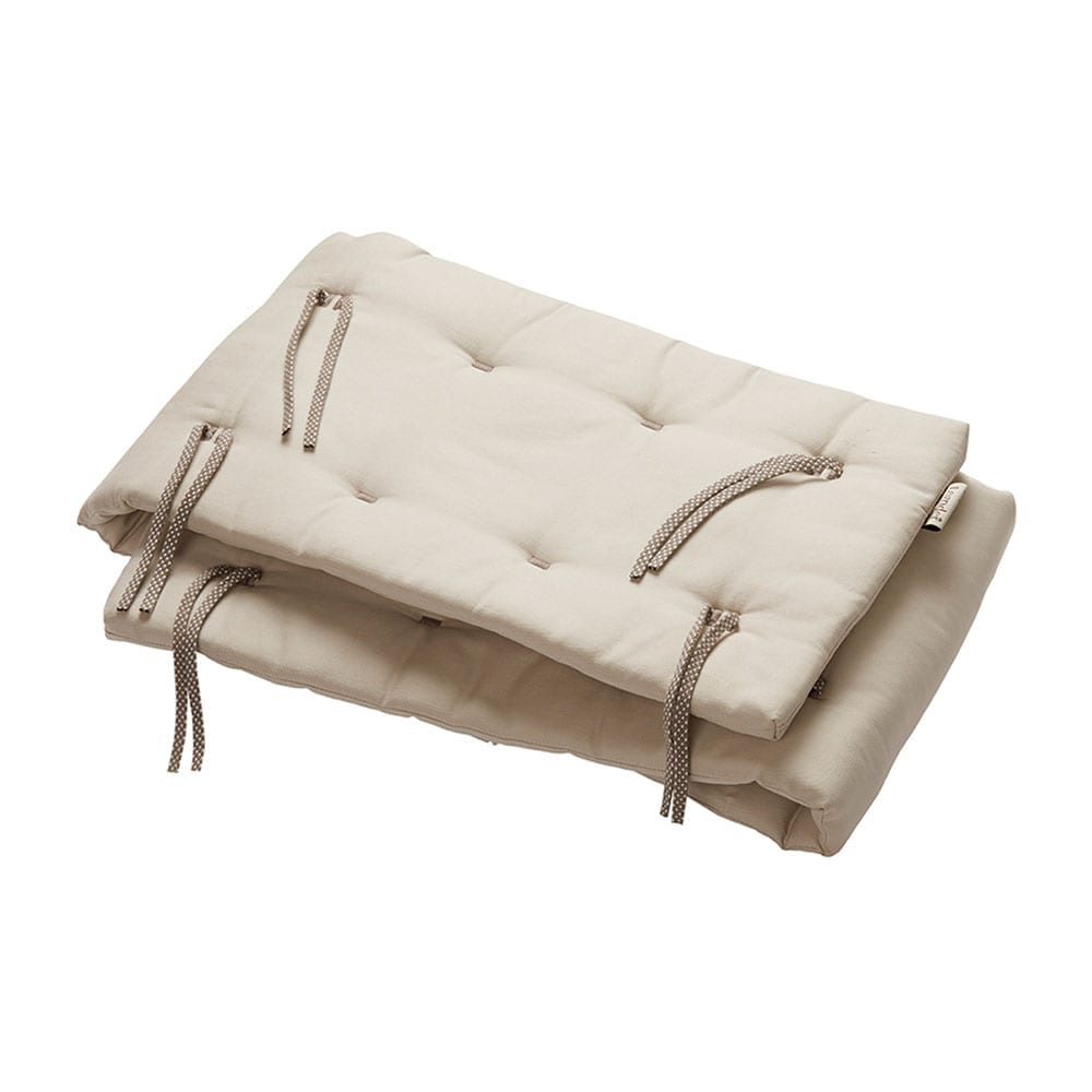 Leander - Bumper for Linea and Luna baby Cot - Cappuccino