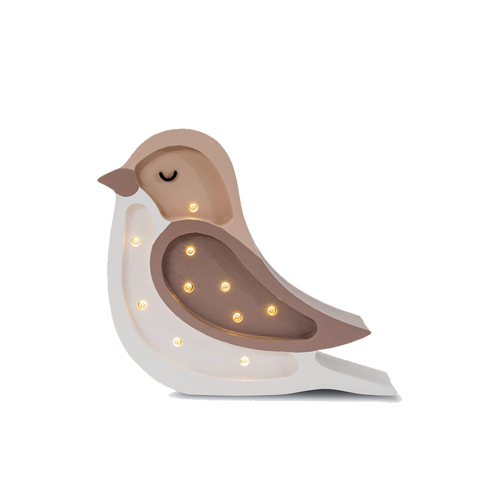 Little Lights - Nachtlicht - Vogel Mini - Kaffeebeige