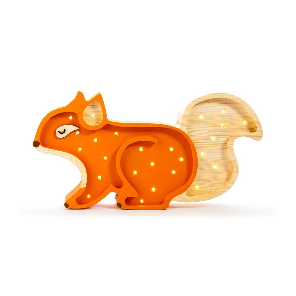 Little Lights - Night Light - Squirrel - Ginger Wood