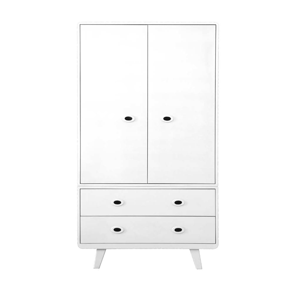 Laurette - Kleiderschrank Toi & Moi - White