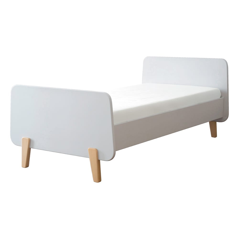 Laurette - Juniorbett Le lit MM mit Naturfüßen 90 x 190 cm - White