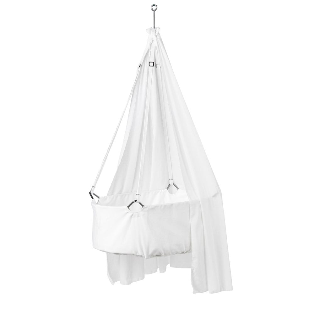 Leander - Himmel für Classic Babywiege - Weiß