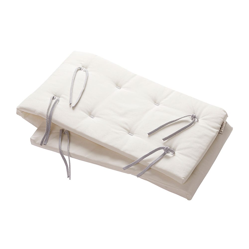 Leander - Bumper for Linea and Luna baby Cot - Snow