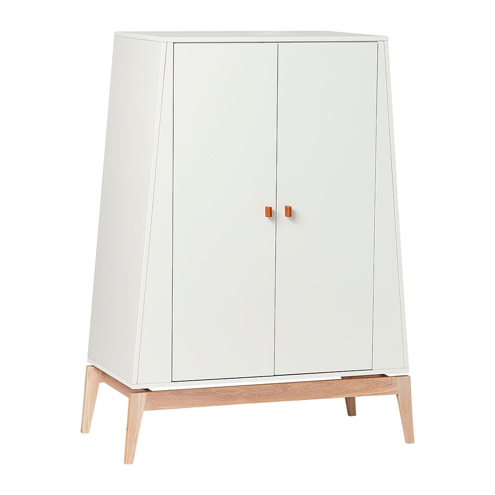 Leander - Luna Wardrobe - Small - White/Oak