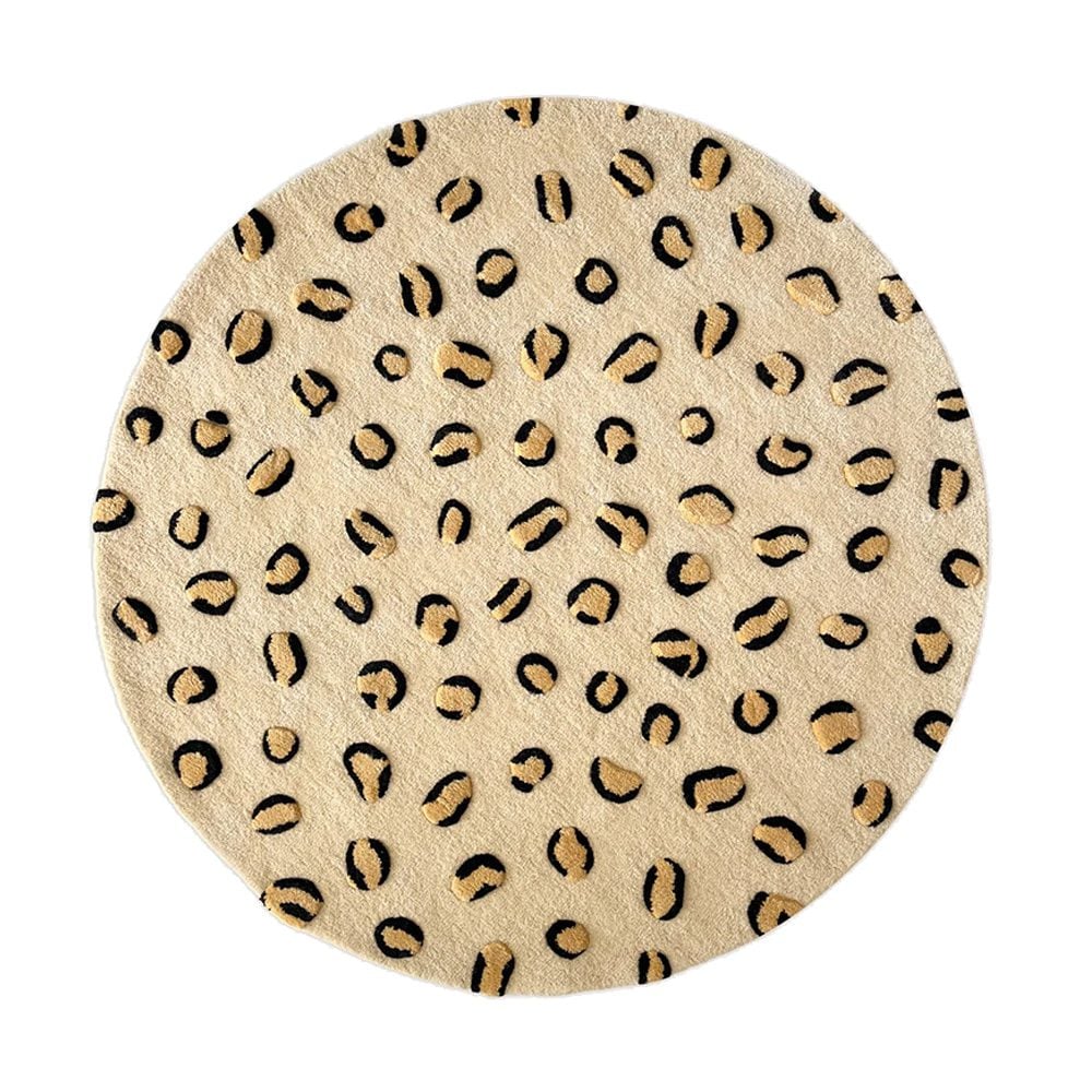 Maison Deux - Kinderzimmerteppich - Leopard - ø120