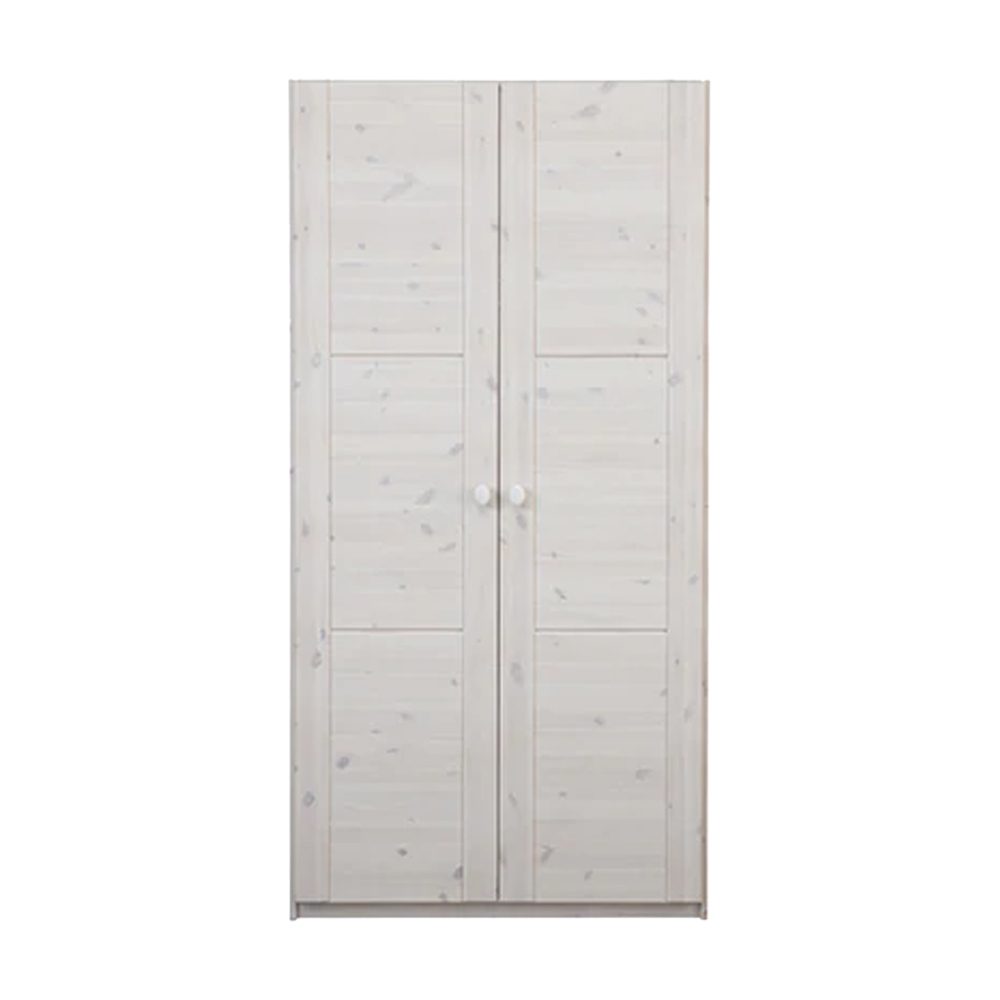 Lifetime - Kleiderschrank 2 Türen - Whitewash