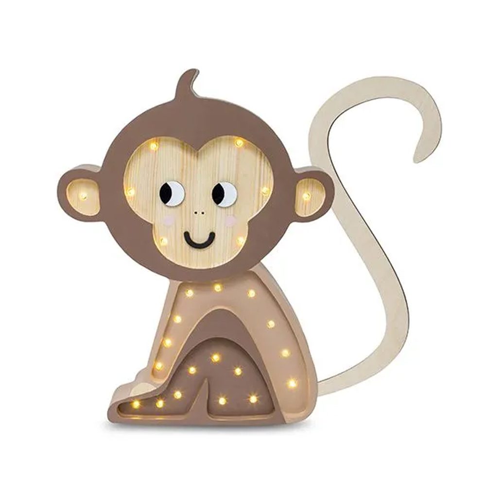 Little Lights - Kinder Nachtlicht - Affe - Jungle Brown