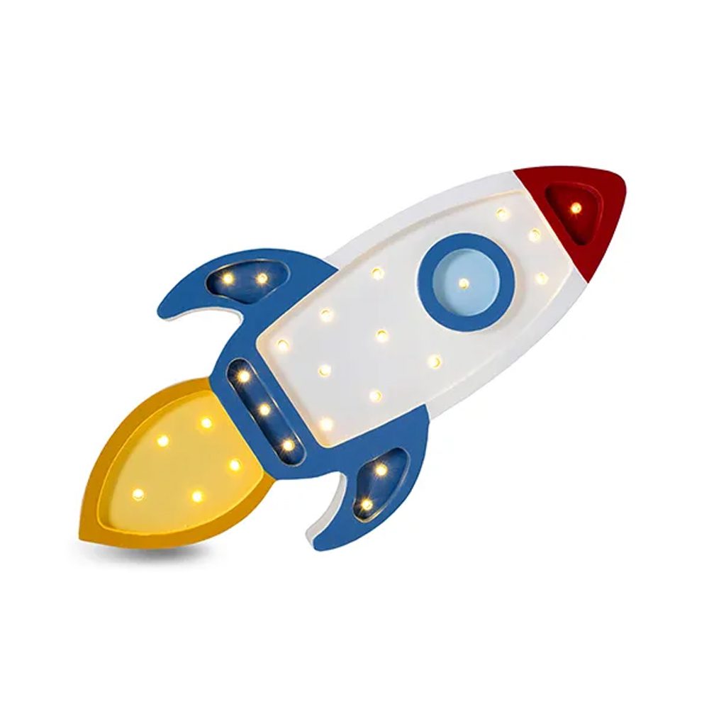 Little Lights - Nightlight - Space Rocket - Galactic White