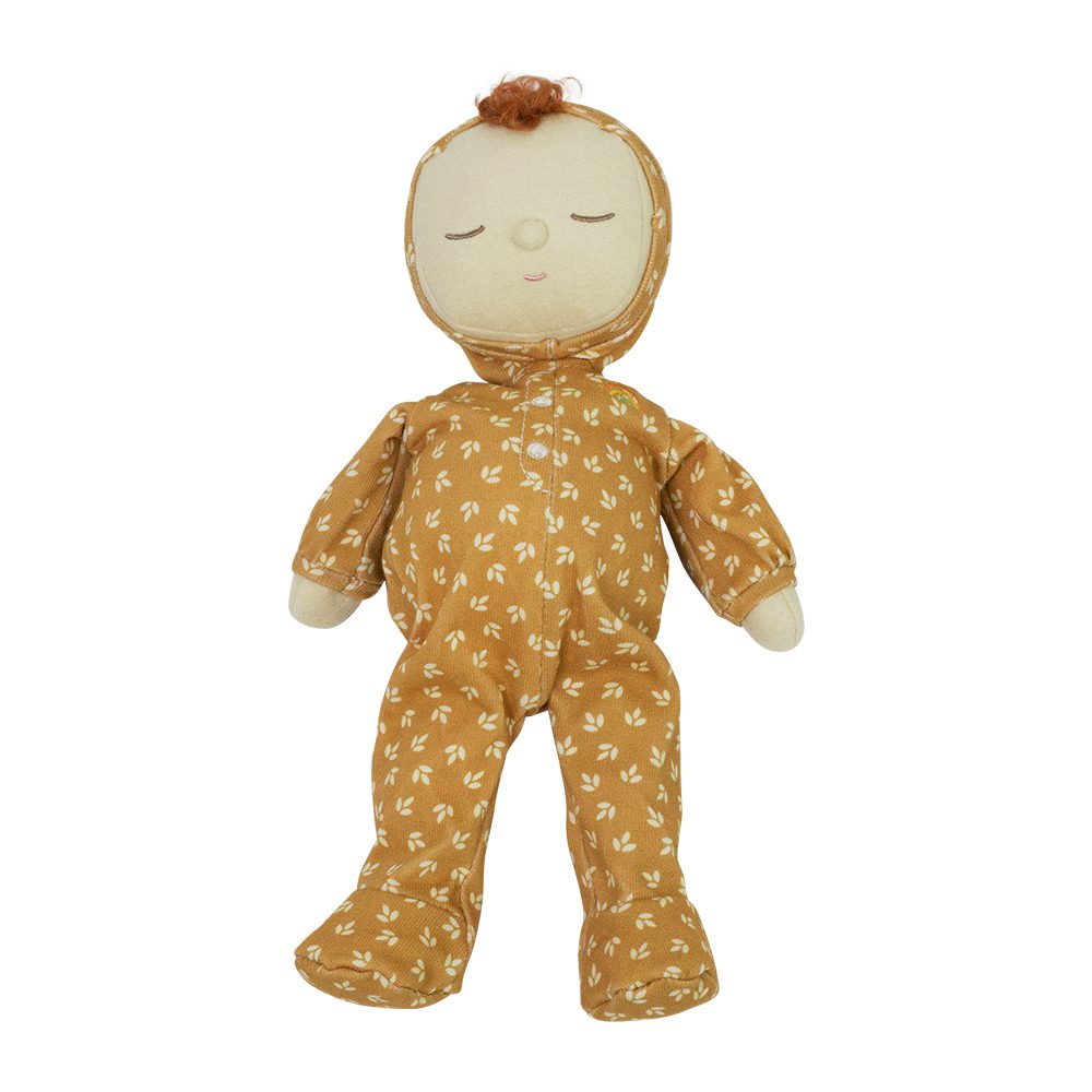 Olli Ella - Puppe Dozy Dinkum Doll - Smidge Leaf