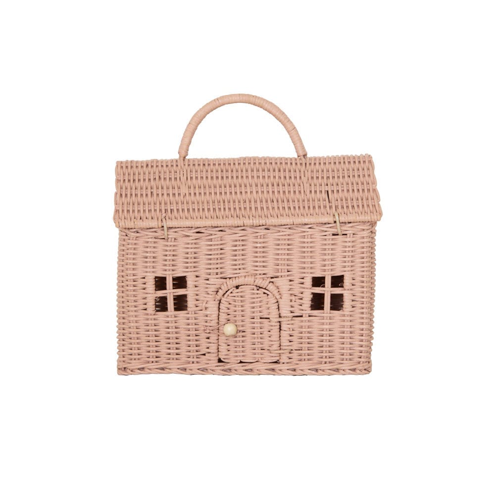 Olli Ella - Rotan Casa Clutch - Rose