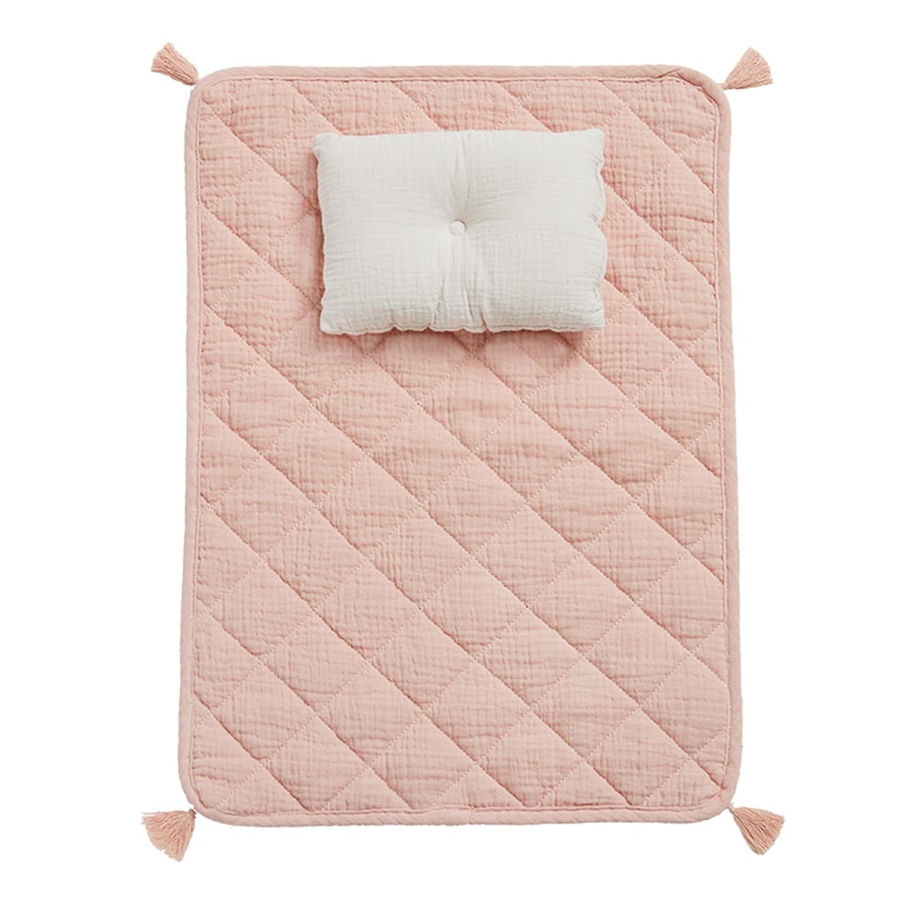Olli Ella - Strolley Poppenwagen Beddengoedset - Rose