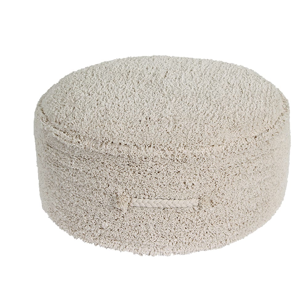 Lorena Canals - Waschbarer Pouf - Chill - Natur - 20 x Ø 50 cm