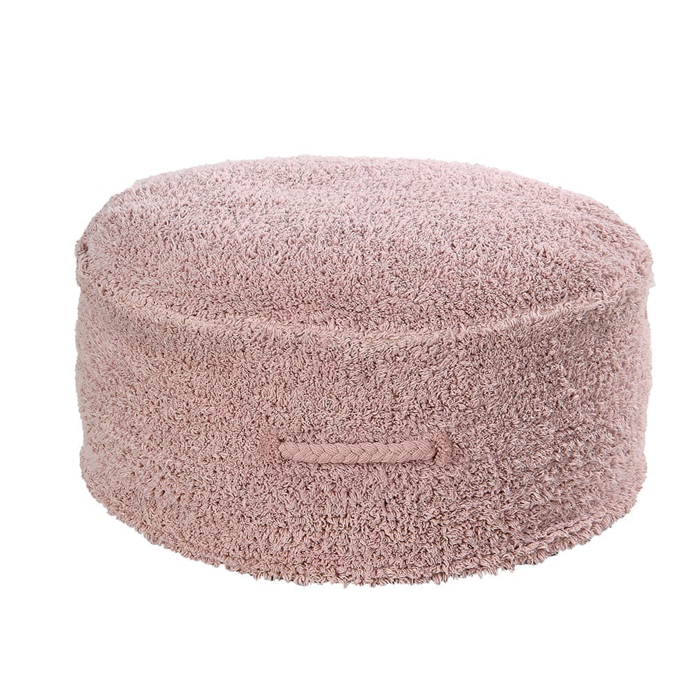 Lorena Canals - Waschbarer Pouf - Chill - Vintage Nude - 20 x Ø 50 cm
