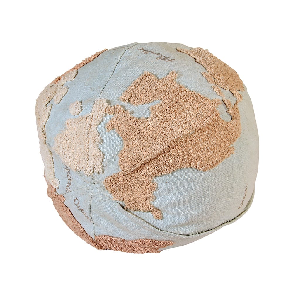Lorena Canals - Pouf - World Map - 45 x Ø 50 cm
