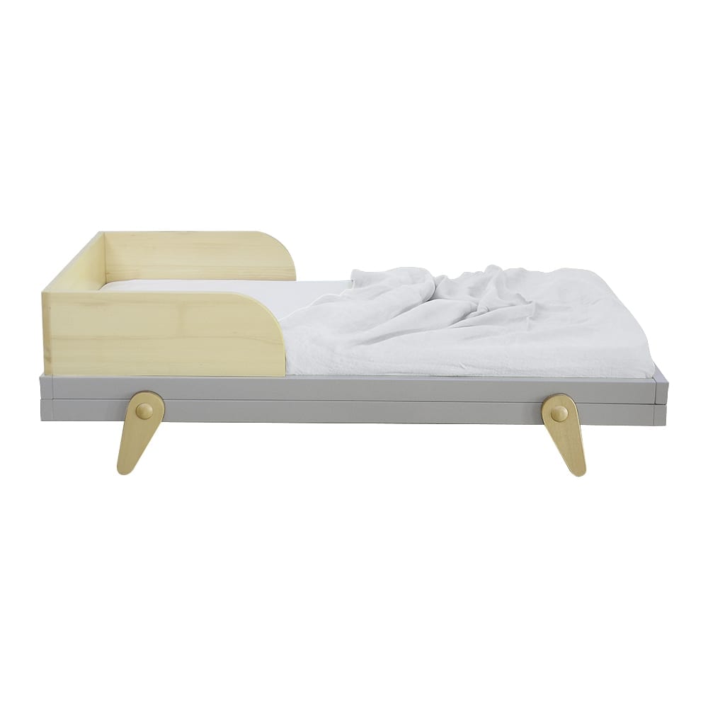 Laurette - Juniorbett Lit Petipeton - 70 x 140 cm - Pale Grey