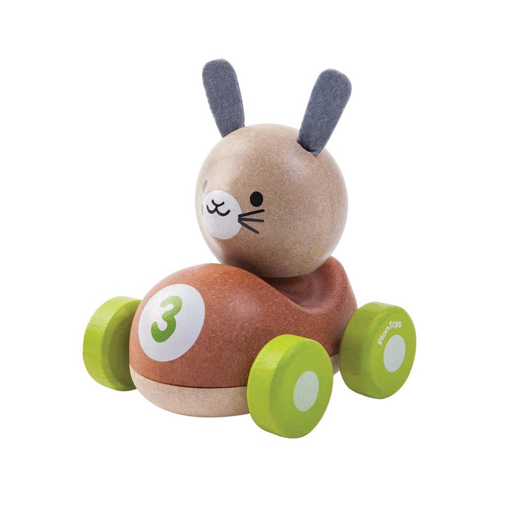 Plan Toys - Spielzeugauto Hasen Flitzer