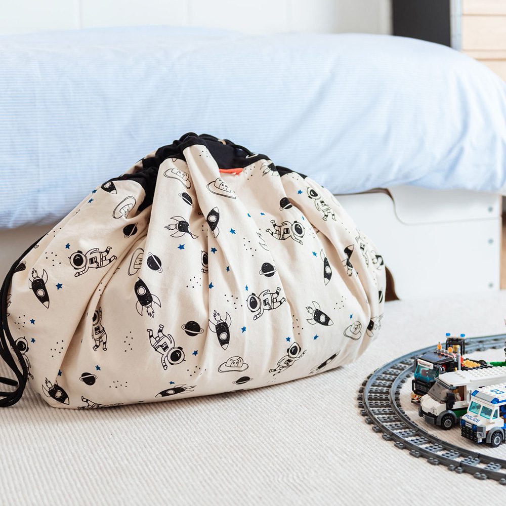 Play&Go - Toy Storage Bag - Printed - Space Glow in the Dark