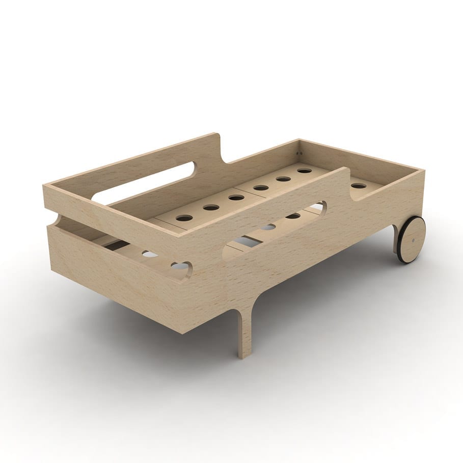 Rafa Kids - R Toddler Bed - Natural