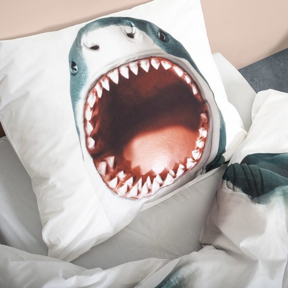 SNURK - Kids Duvet Cover Set - Shark!! - NL 140 x 200/220 cm