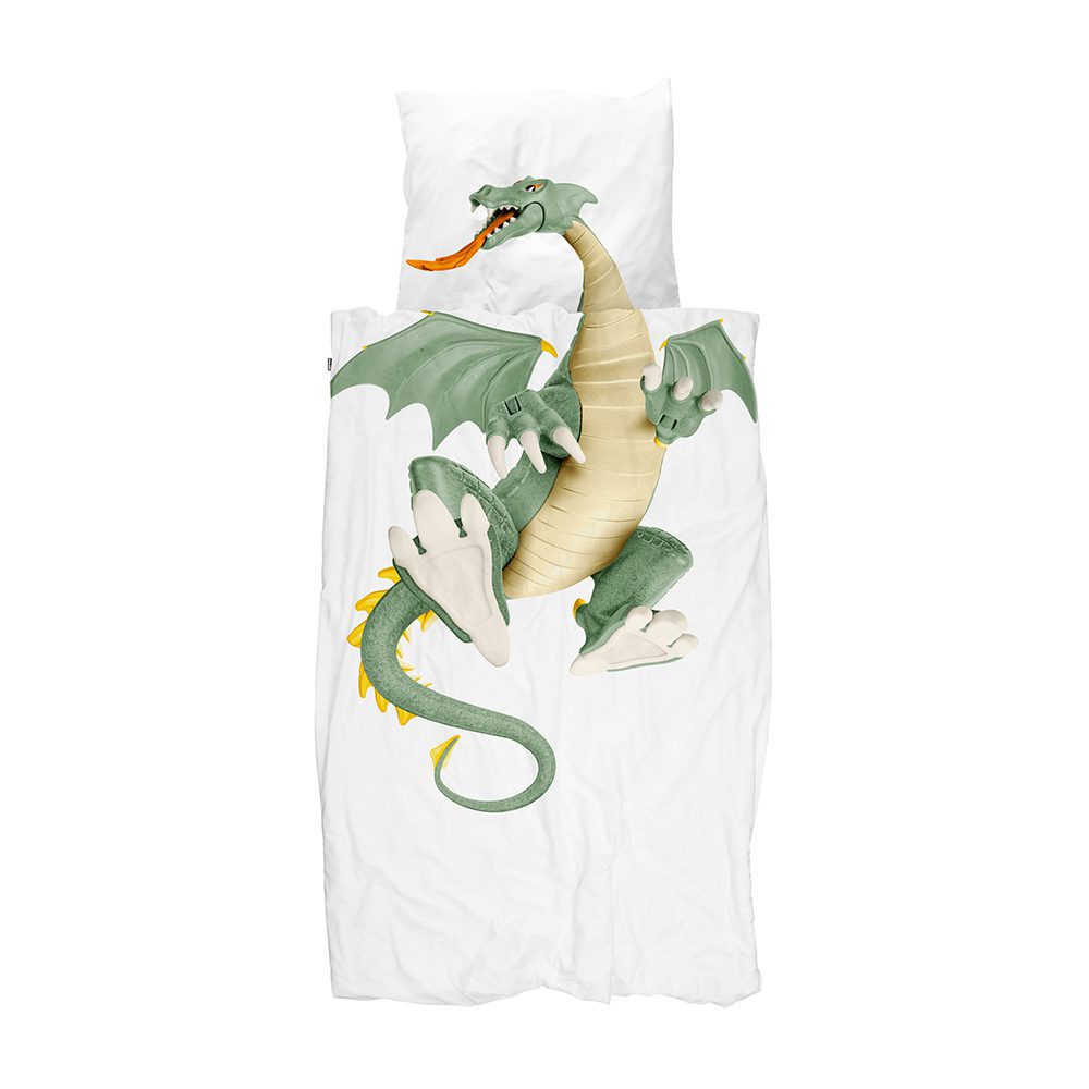 SNURK - Kids Duvet Cover Set - Dragon - NL 140 x 200/220 cm