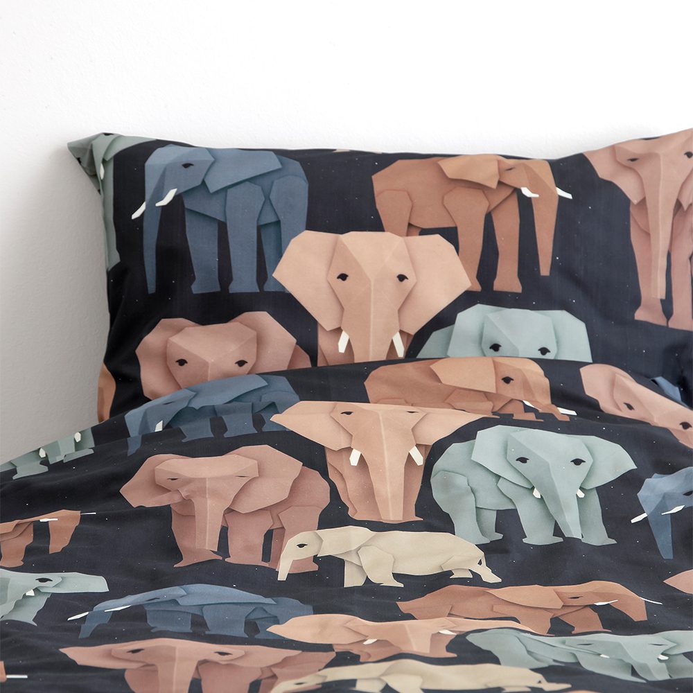 Studio Ditte - Duvet Cover - Elephants - 140 x 200/220 cm