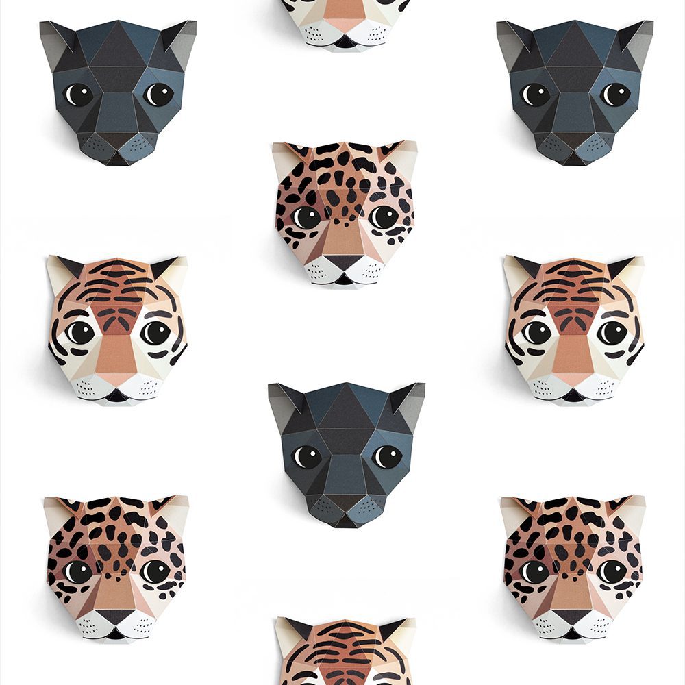 Studio Ditte - Kinderzimmertapete - Panthera
