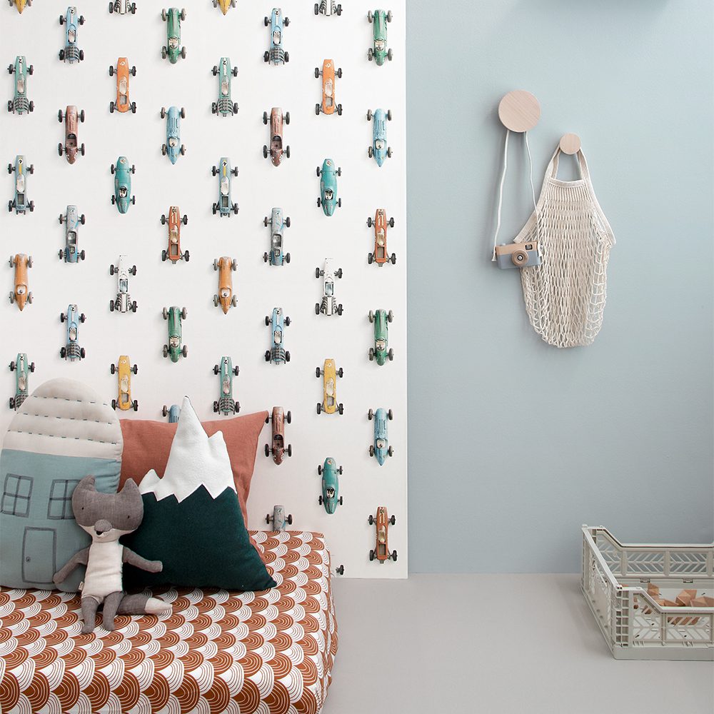 Studio Ditte - Wallpaper Kids Room - Race Cars