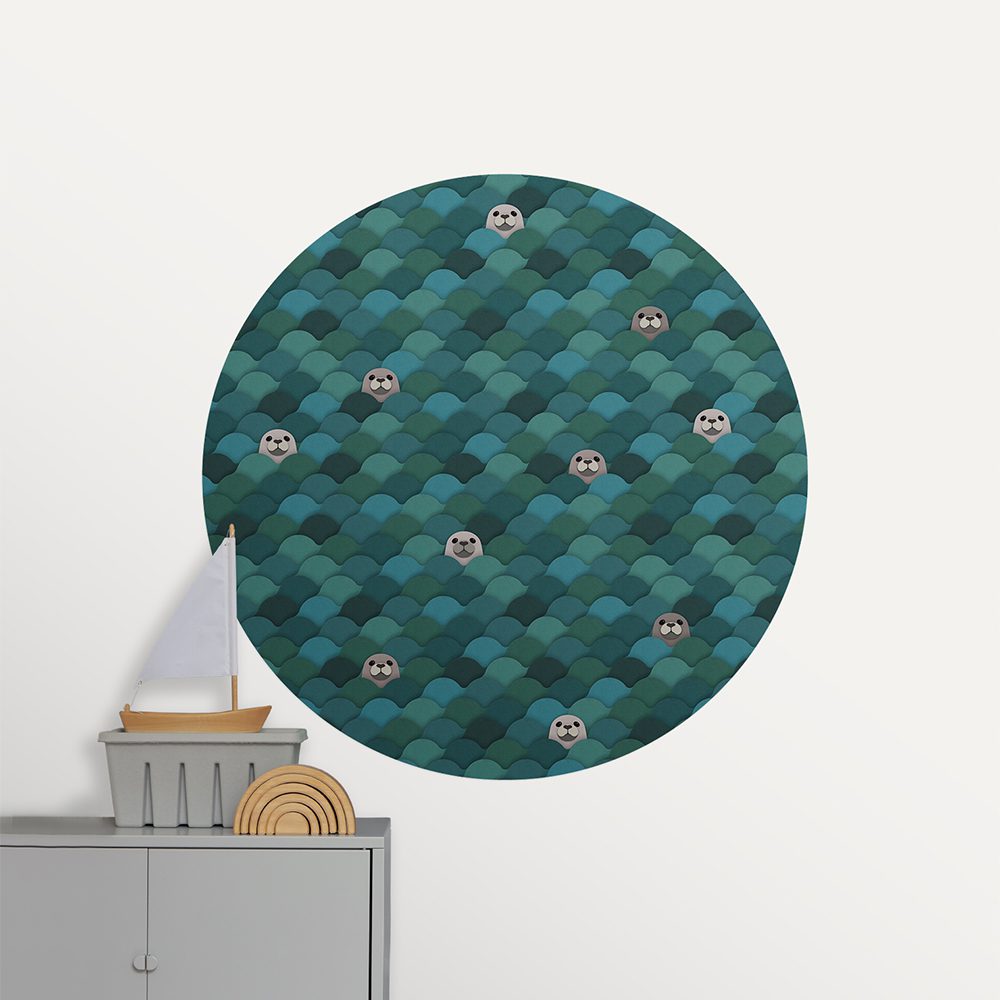 Studio Ditte - Wallpaper Circle 95 cm - Seals