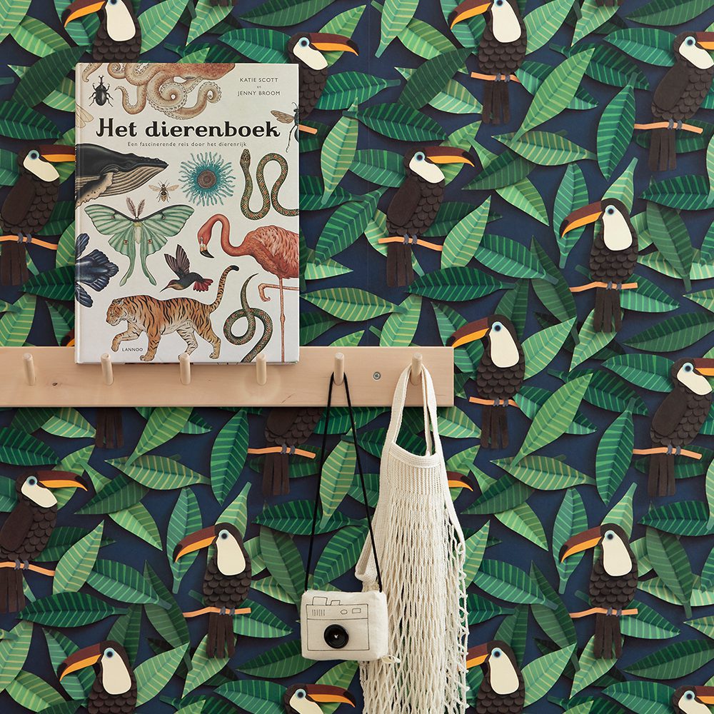Studio Ditte - Wallpaper Kids Room - Toucan