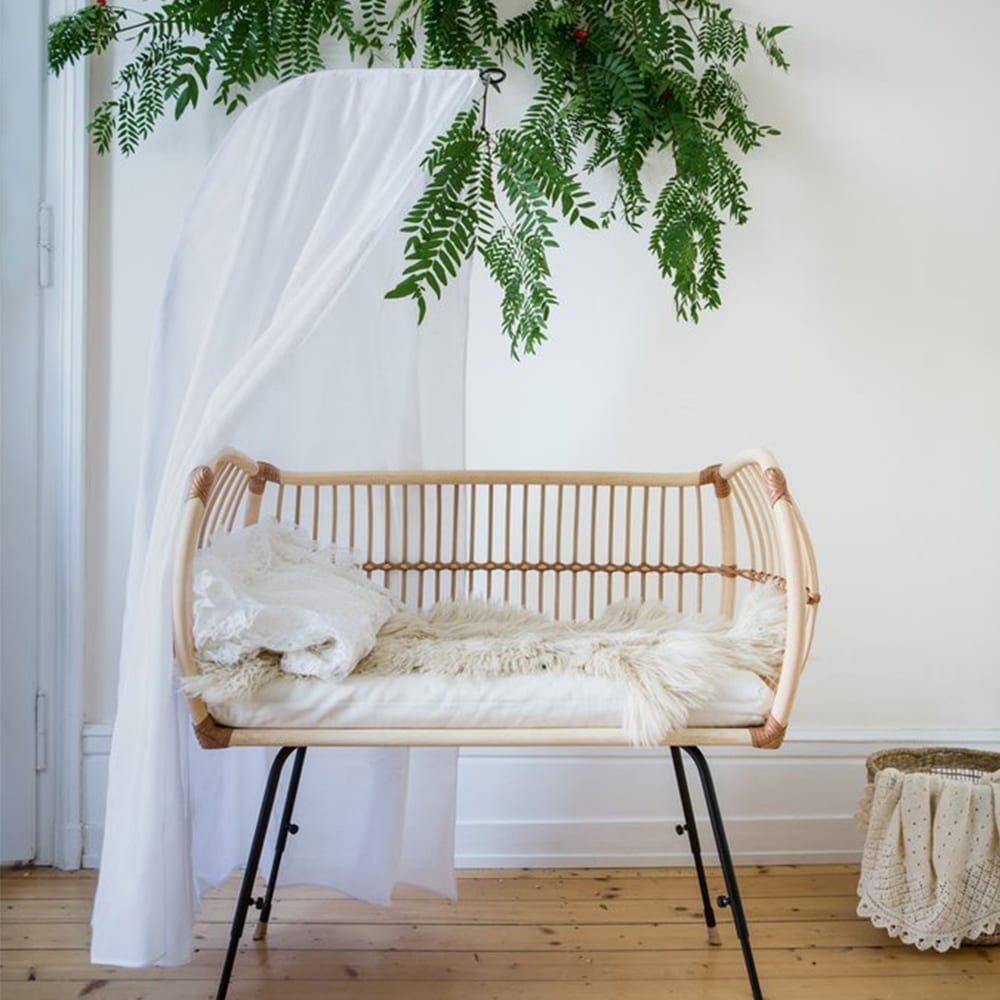 Bermbach - Mattress for Rattan Co-Sleeping Crib - Martha