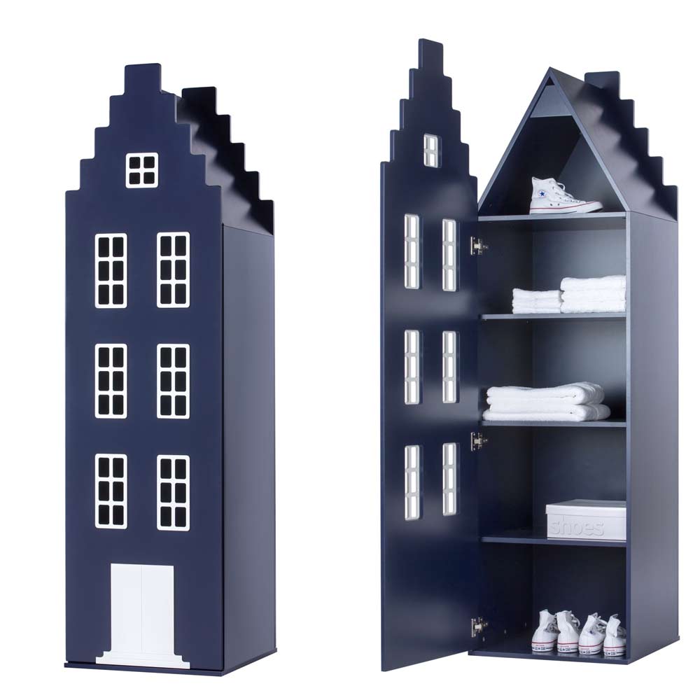 This is Dutch - Kast Amsterdam - Trapgevel - Night Blue