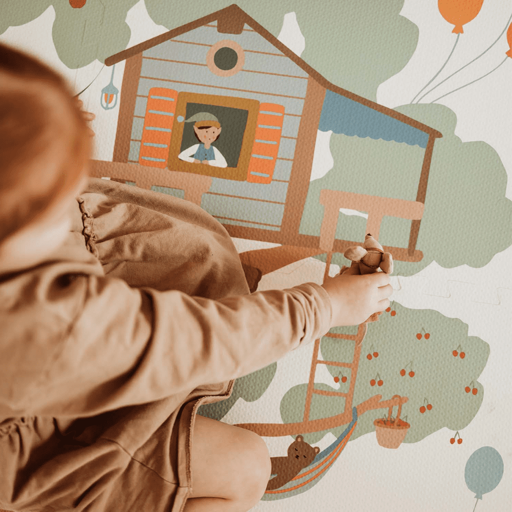 Play&Go - EEVAA Play Mats - Treehouse (6tiles) 120x180 cm