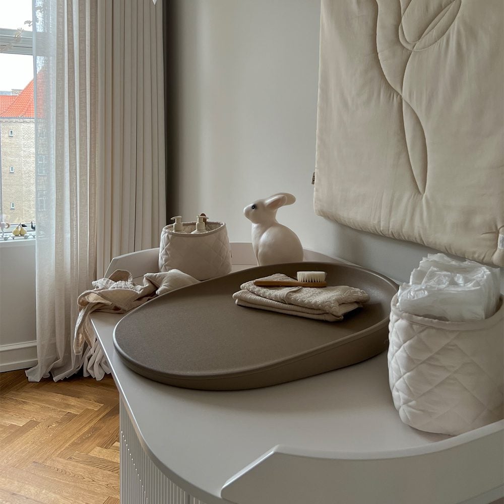 Kas Kopenhagen - Kai Changing Mat - Brown Pebble