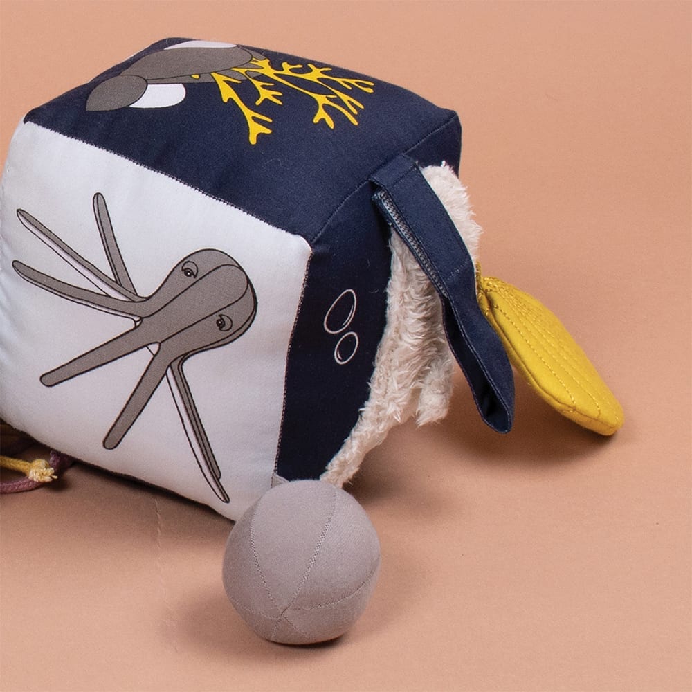 Filibabba - Activity Toy - Soft Cube - Under the Sea