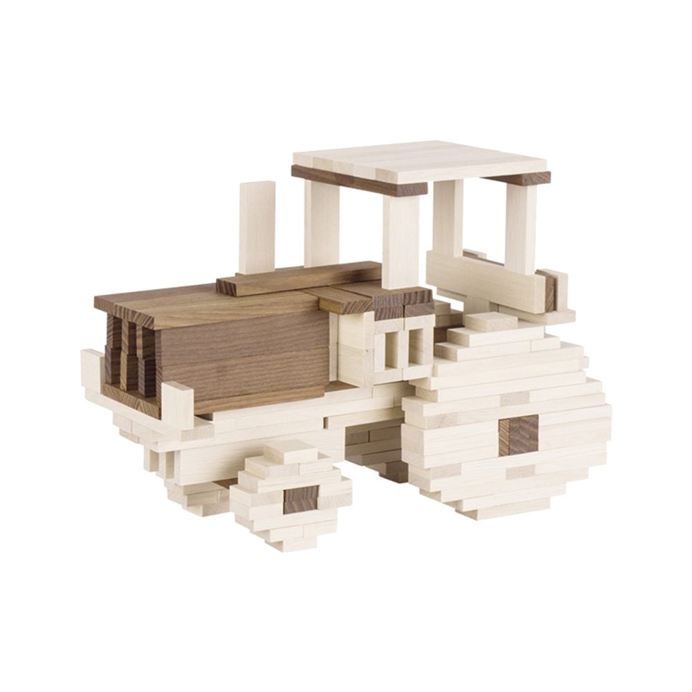 Goki - Building Blocks - Nature/Dark Brown (200pcs.)