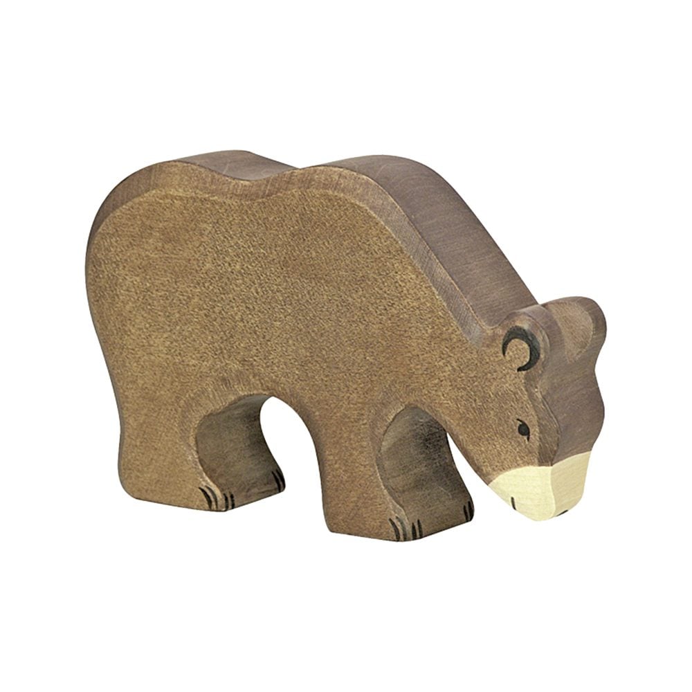 Holztiger - Wooden Animals - Brown Bear, Feeding