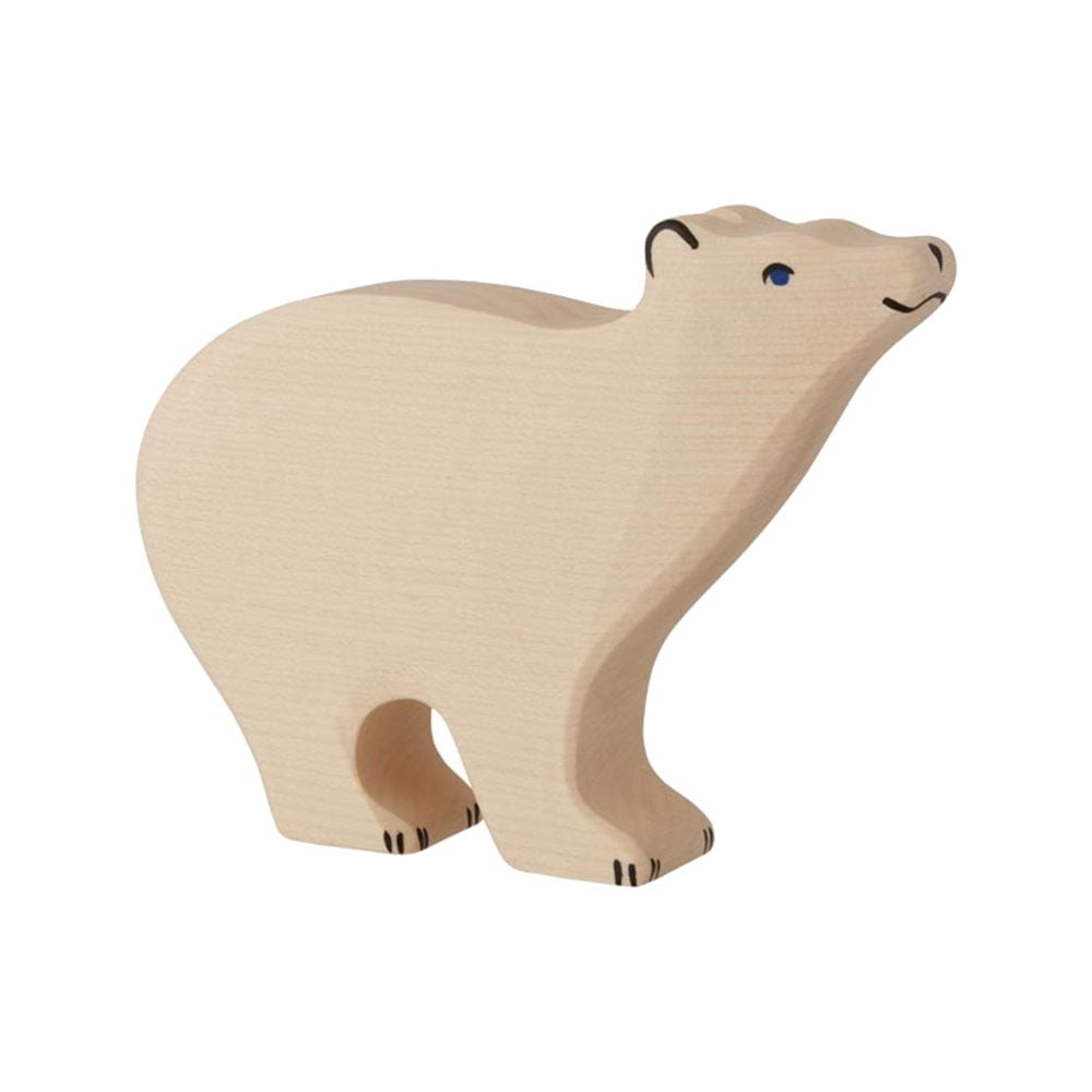 Holztiger - Wooden Animals - Polar Bear