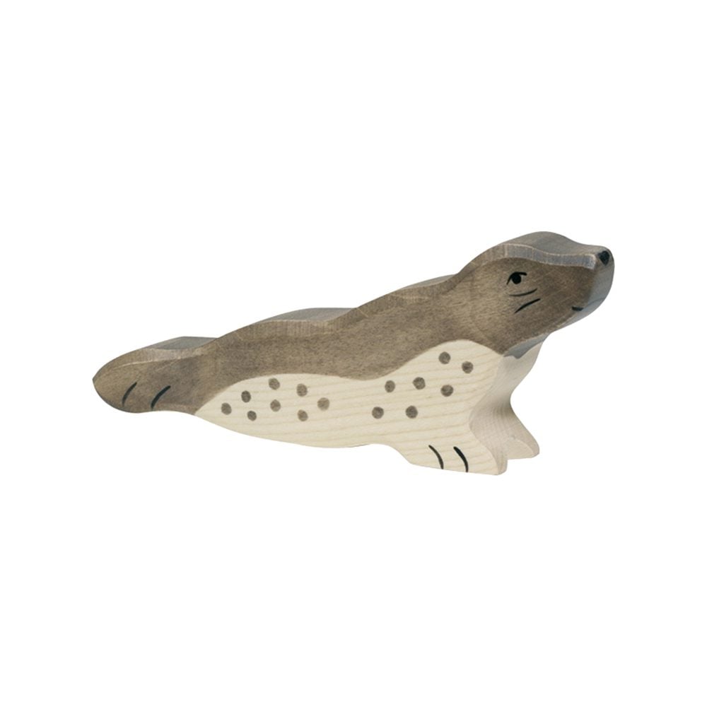 Holztiger - Wooden Animals - Seal, Head Forward