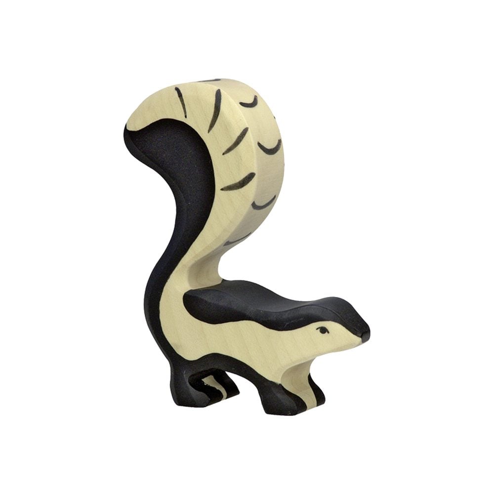 Holztiger - Wooden Animals - Skunk