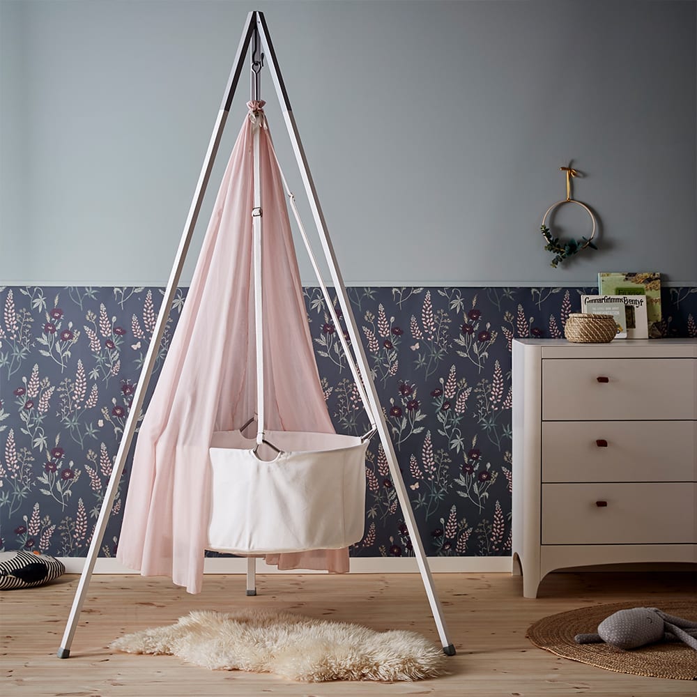 Leander - Canopy for Classic Baby Cradle - Dusty Rose