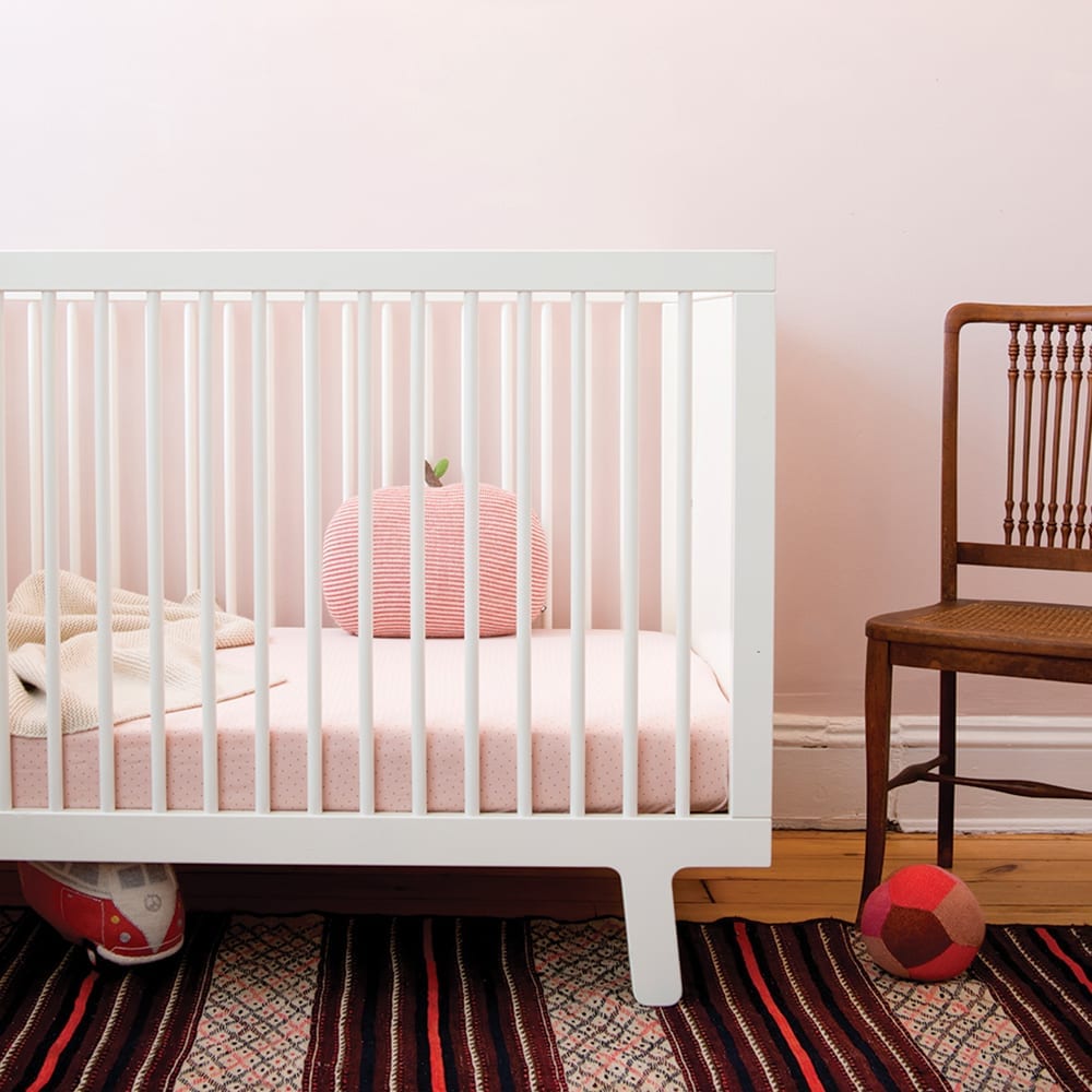 Oeuf NYC - Baby Cot - Sparrow - White