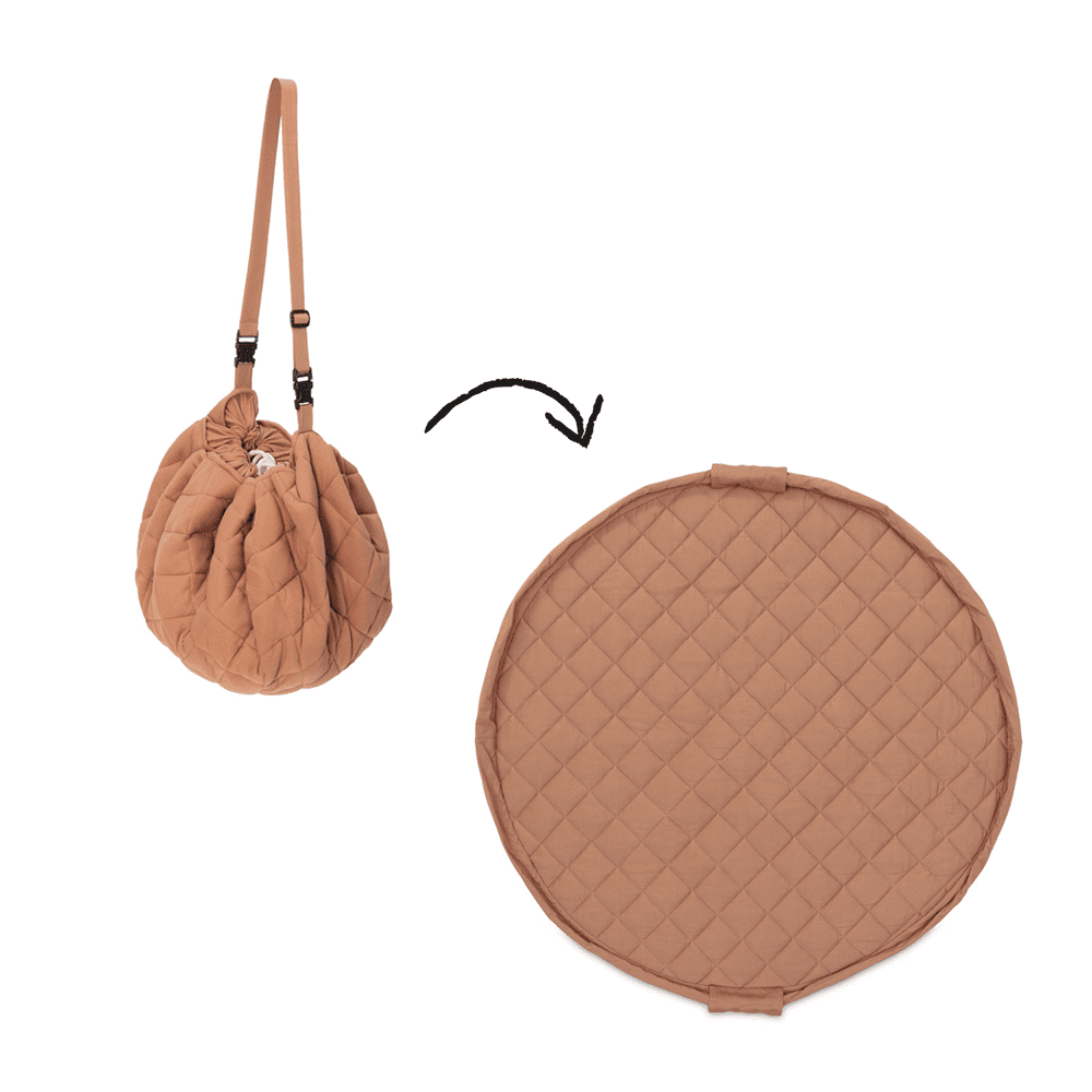 Play&Go - Toy Storage Bag - Organic Baby - Tawny Brown