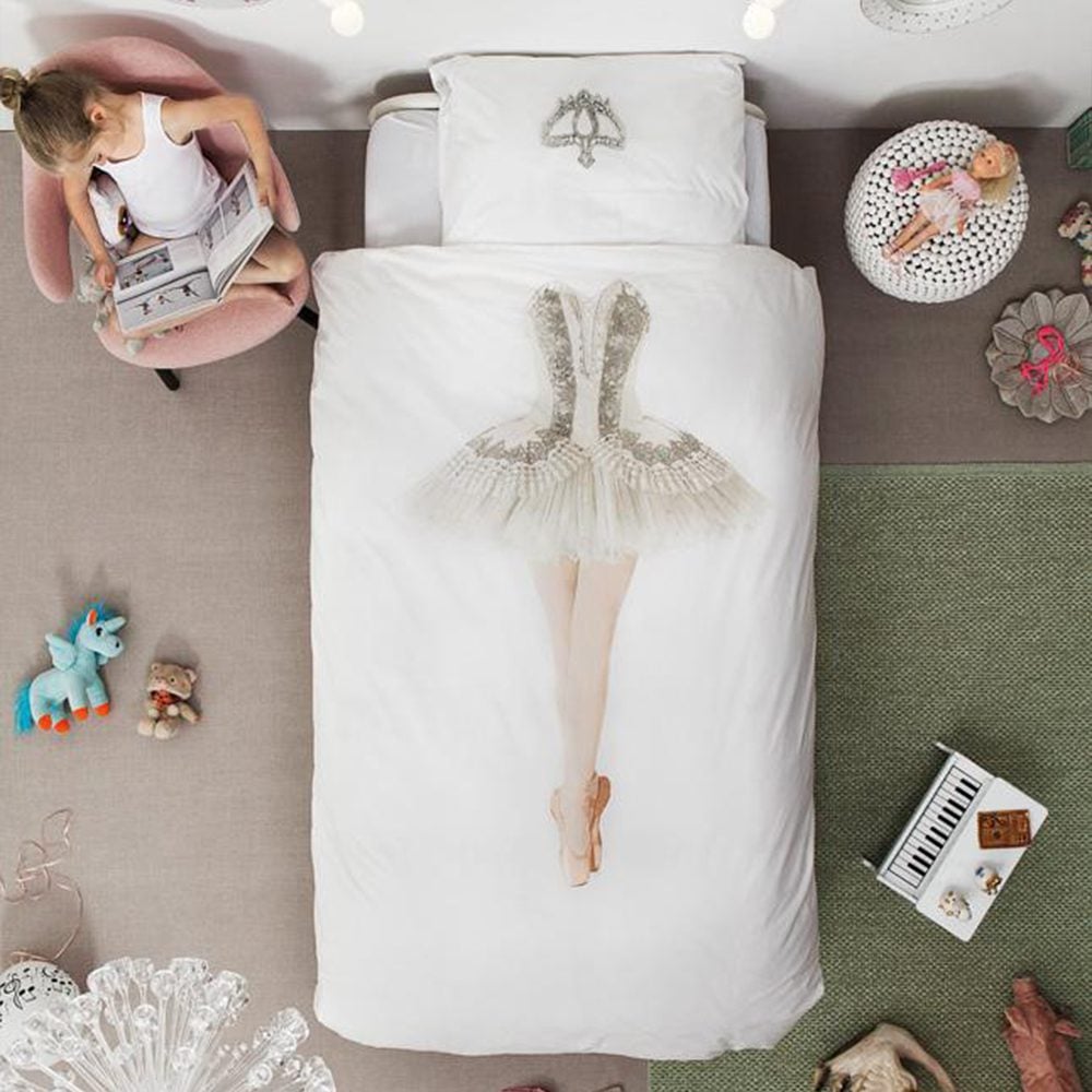 SNURK - Kids Duvet Cover Set - Ballerina - NL 140 x 200/220 cm
