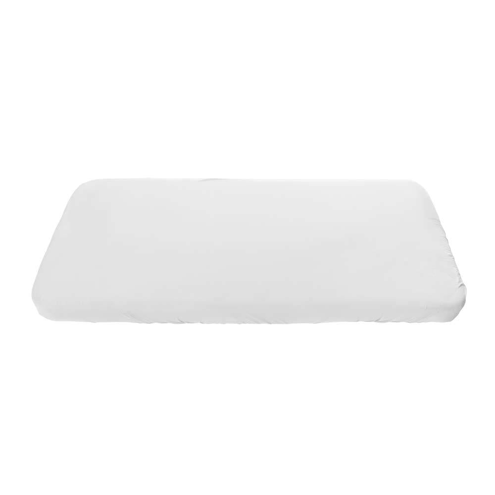 Sebra - Spannbettlaken aus Bio-Baumwolle - Junior - Weiß - 70 x 160 cm