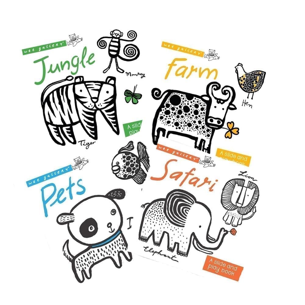 Wee Gallery - Zieh- & Schiebebuch - Safari