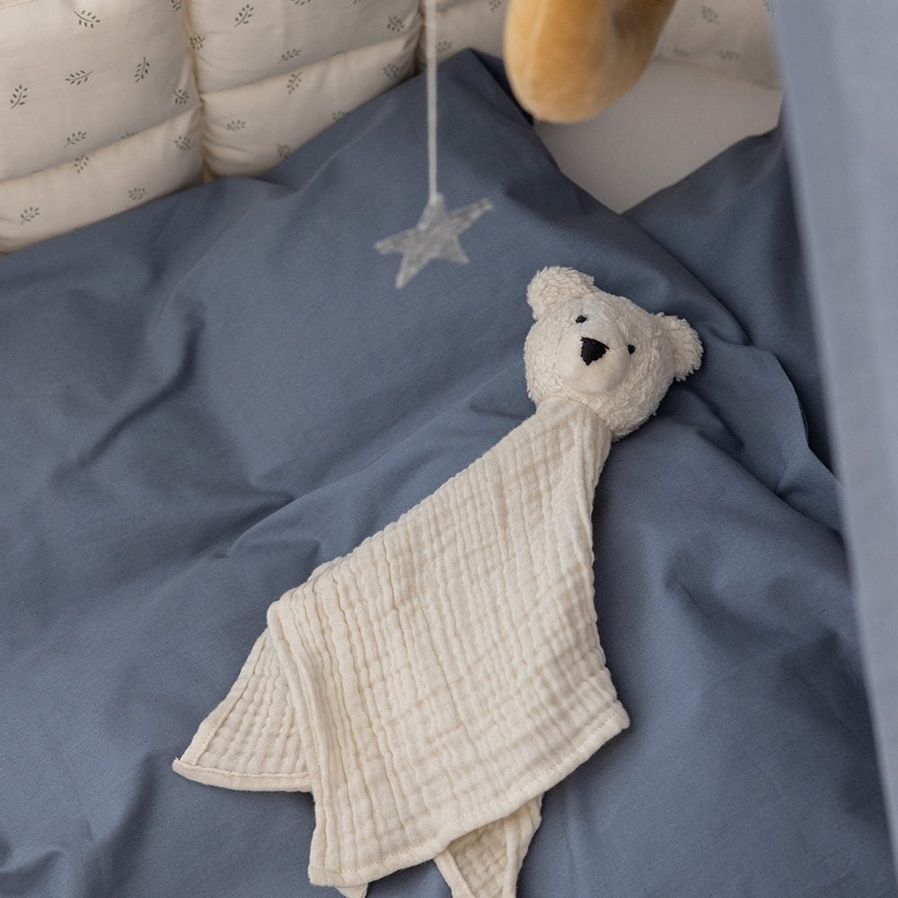 Sebra - Classic Baby Bed Linen - Forest Lake Blue - 70 x 100 cm