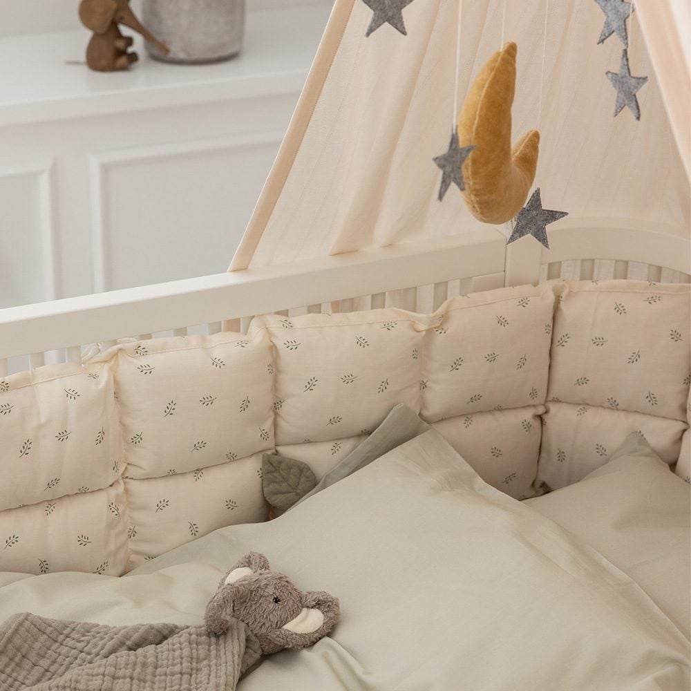 Sebra - Classic Baby Bed Linen - Mist Green - 70 x 100 cm